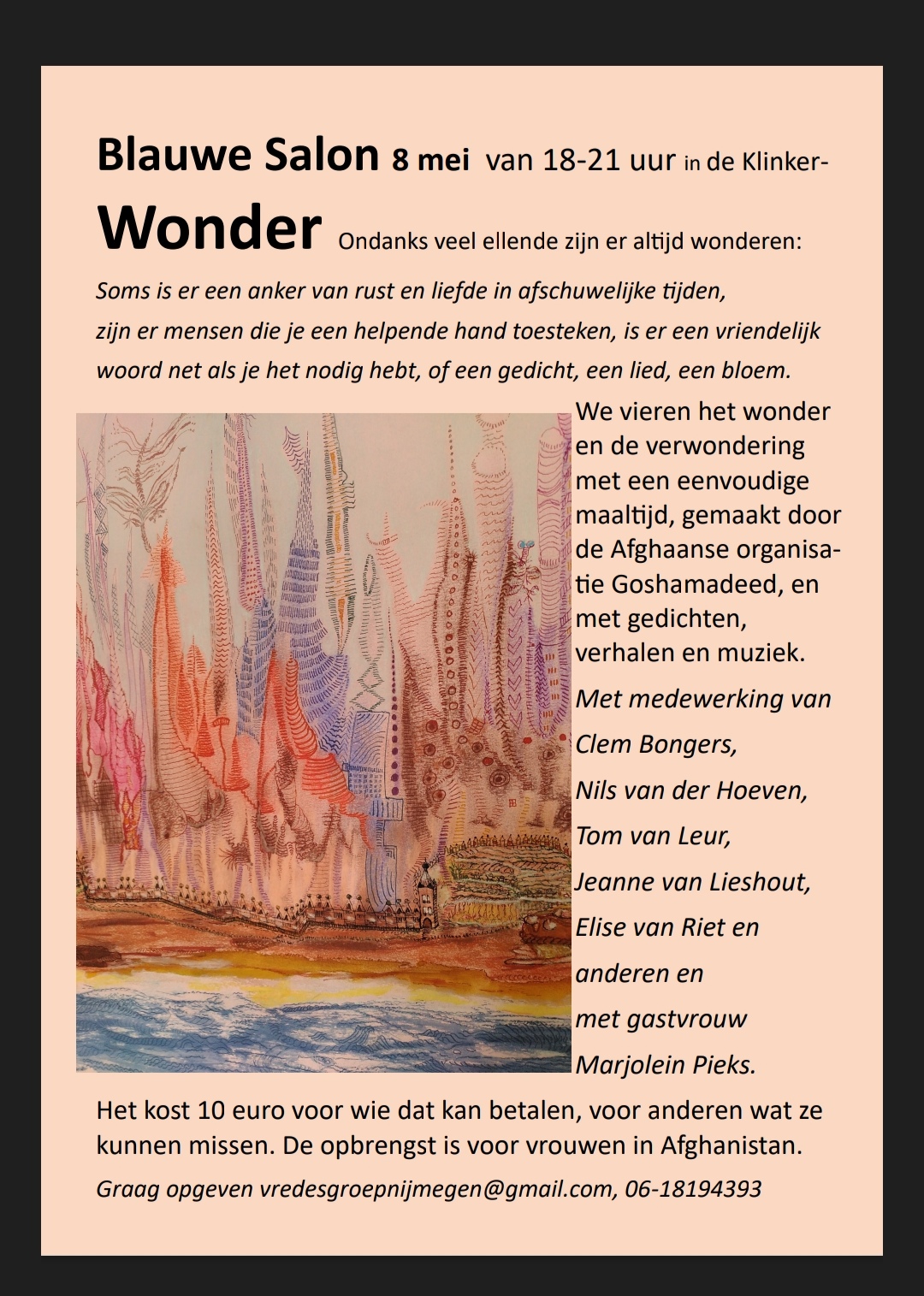 De Blauwe Salon 2025 aankondiging