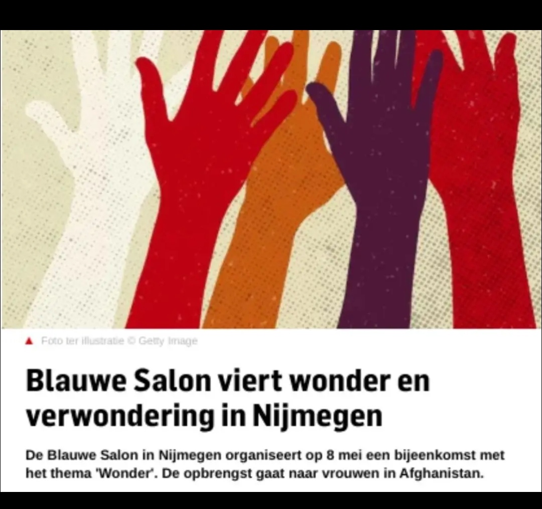 De Blauwe Salon 2025 handen